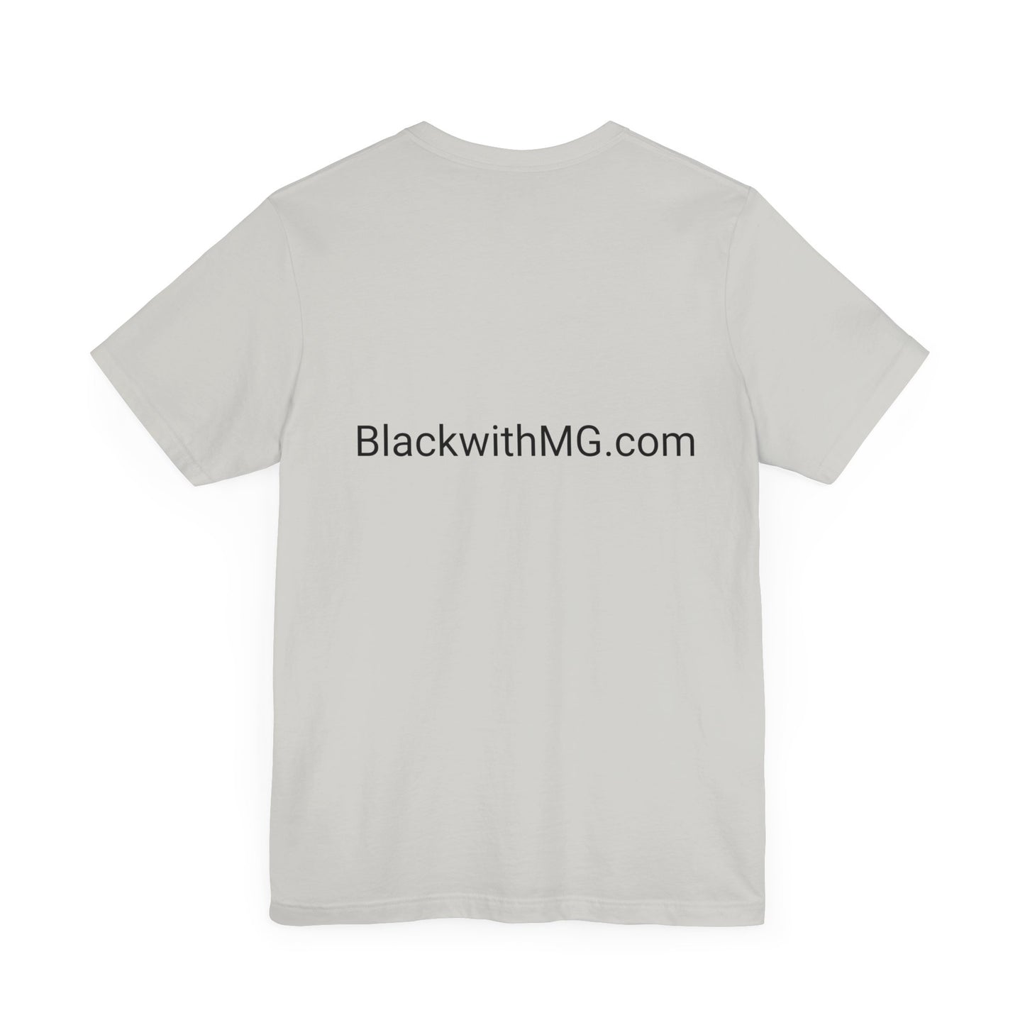 Black with MG Jersey Short Sleeve Tee