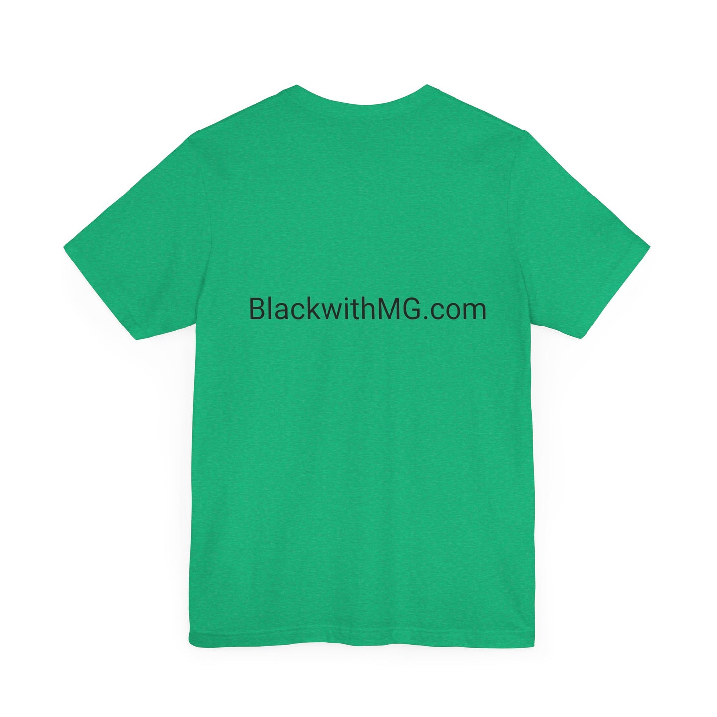 Black with MG Jersey Short Sleeve Tee