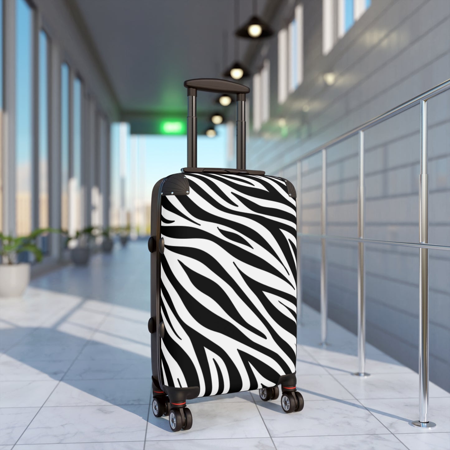 Zebra Print suitcase