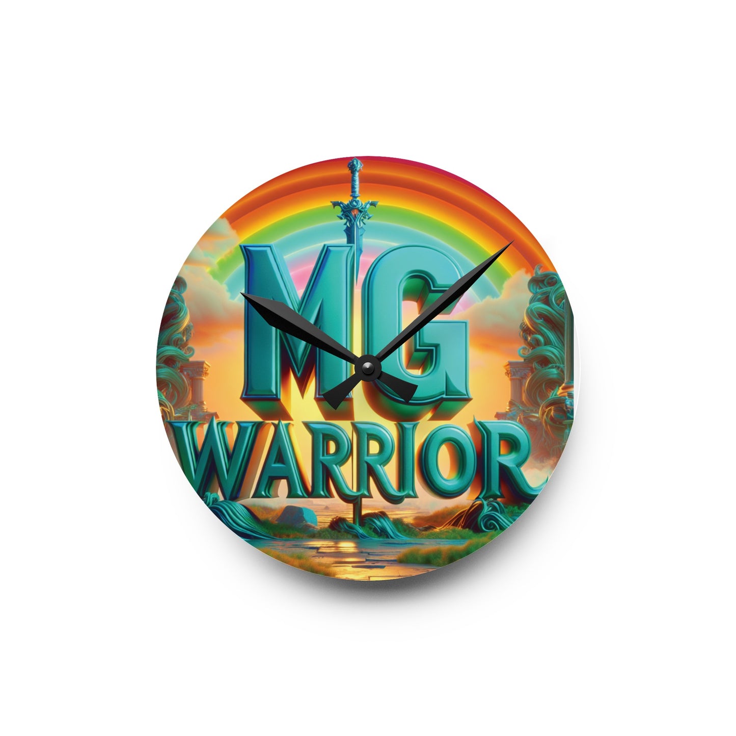 Acrylic MG Warrior Wall Clock