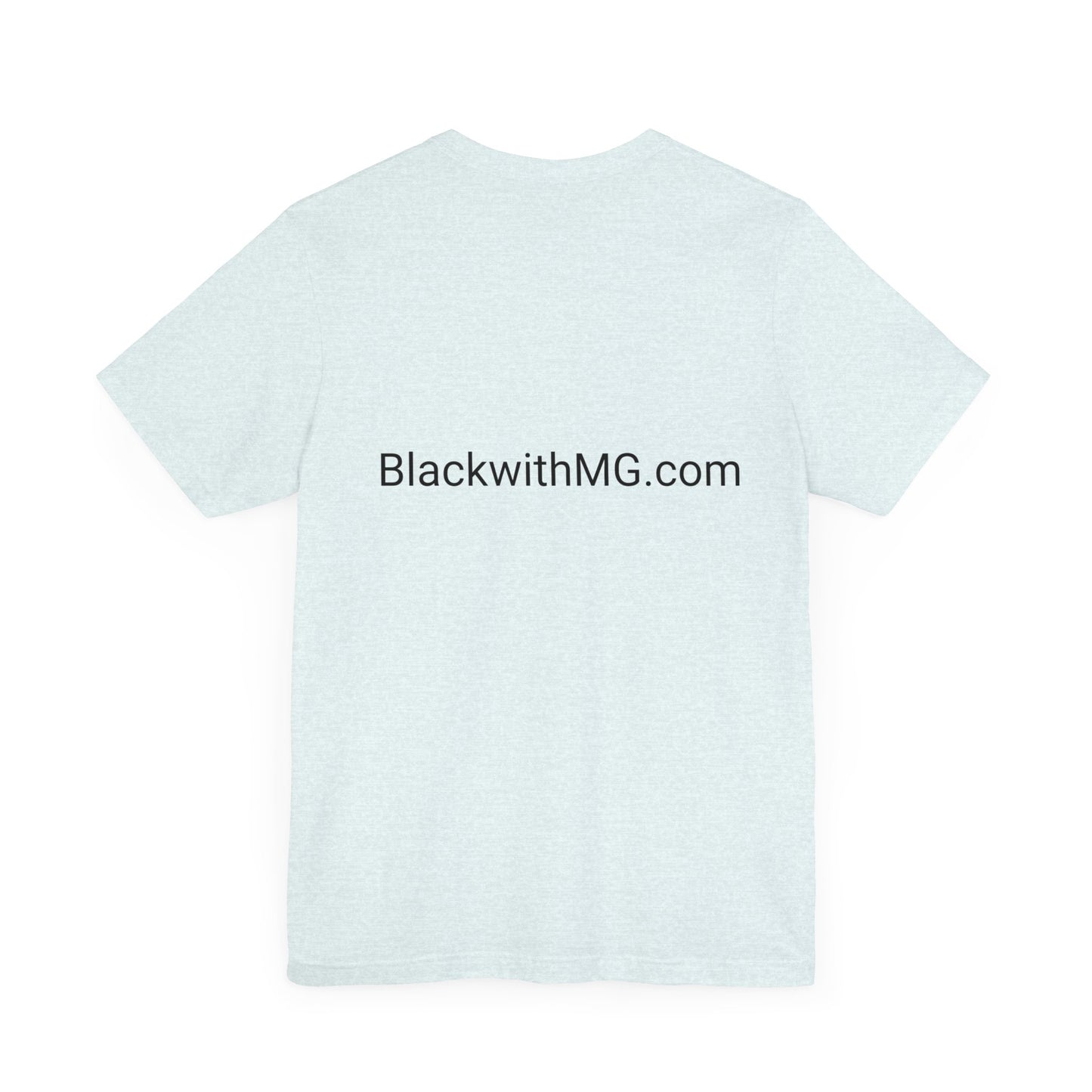 Black with MG Jersey Short Sleeve Tee