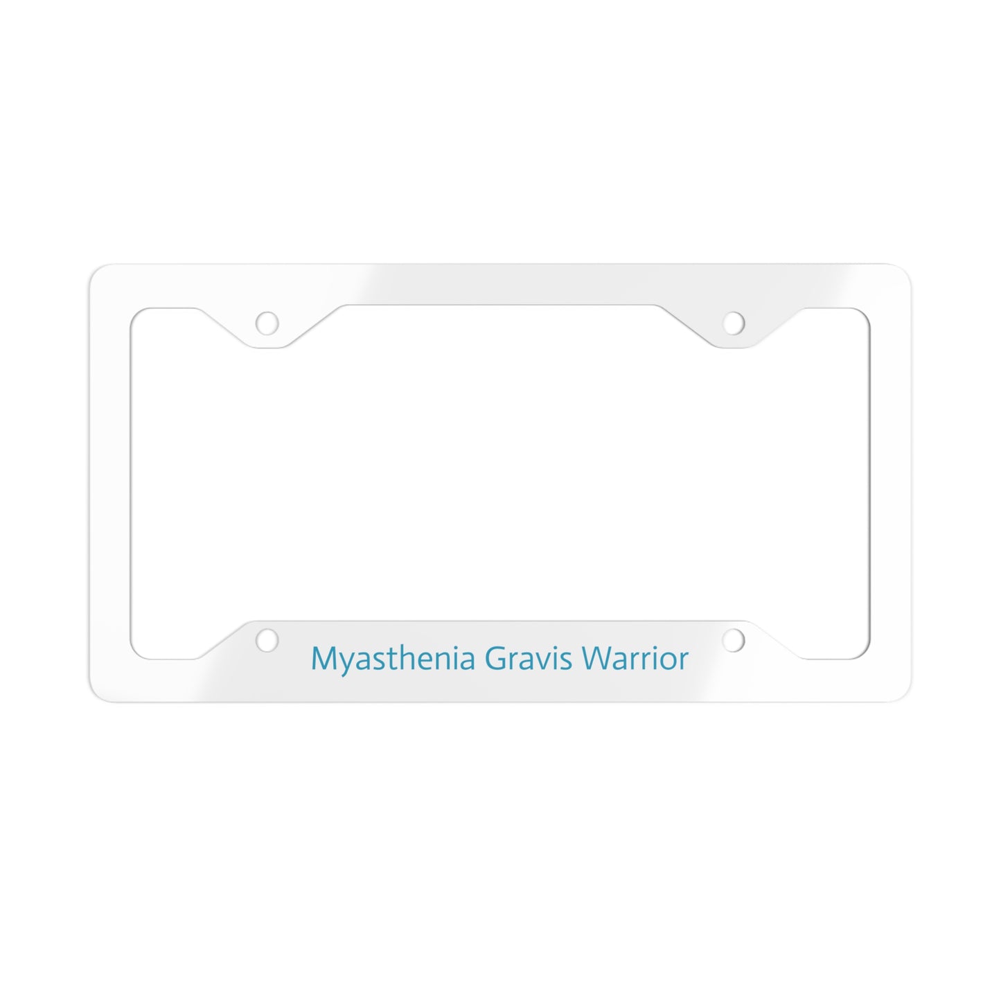 MG Metal License Plate Frame