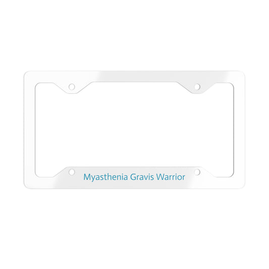 MG Metal License Plate Frame