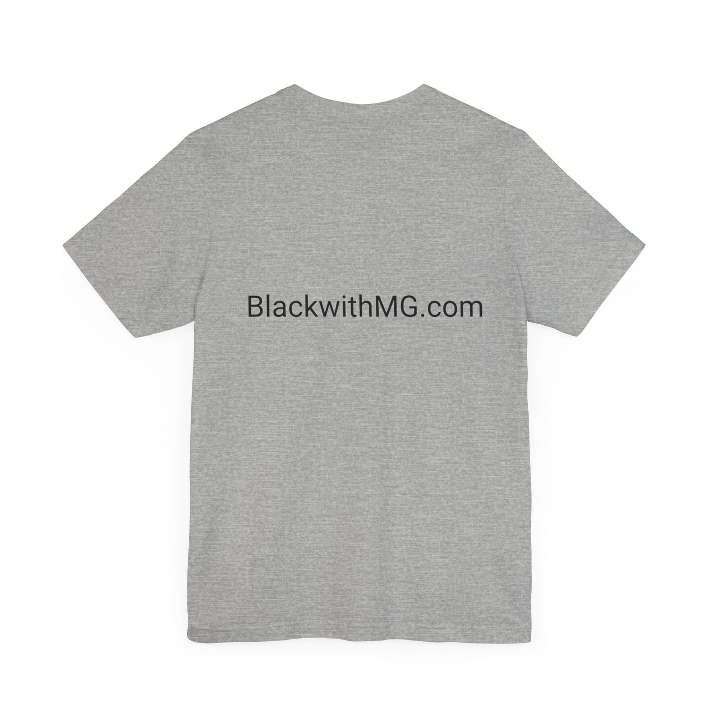 Black with MG Jersey Short Sleeve Tee